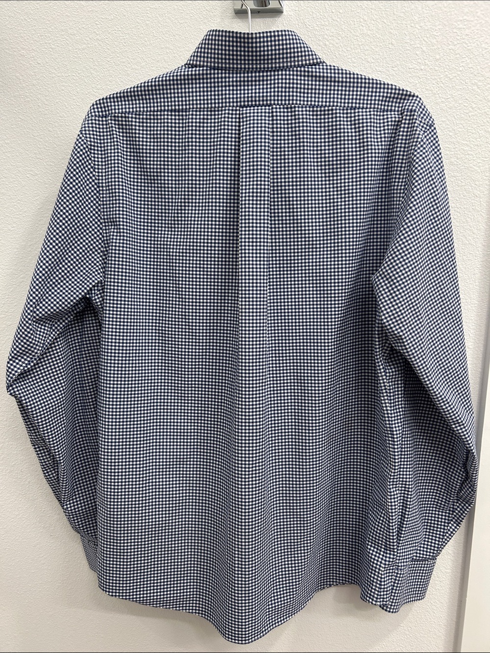 Brooks Brothers Men's Blue Gingham Button-Up Shirt - Picture 3 of 6